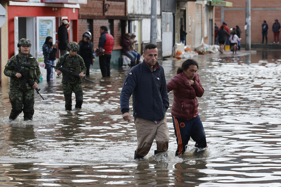 Colombia Floods: Dozens of Families Left Homeless