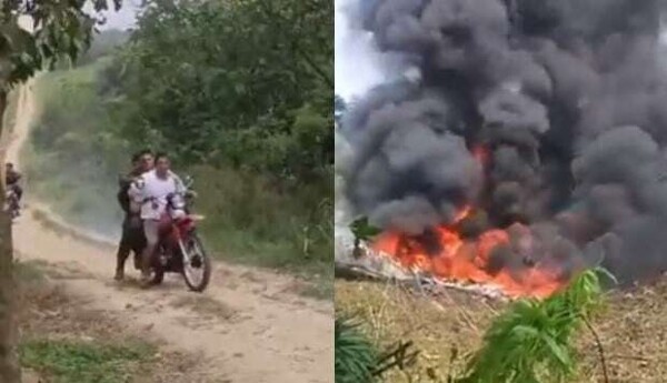 哥伦比亚空难：受伤军人由摩托车运送